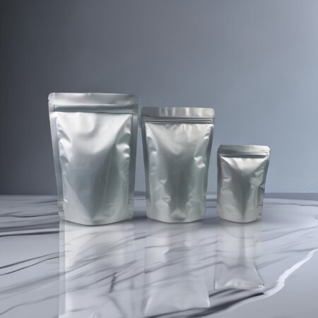 Sachet zip doypack aluminium pour conversation des aliments