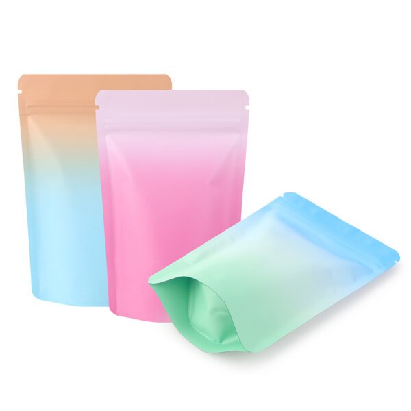 Sachets Doypack Alimentaires Opaques avec Colorées Dégradées