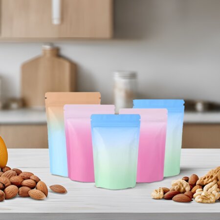 Sachet Doypack Holographique avec Zip Hermétique