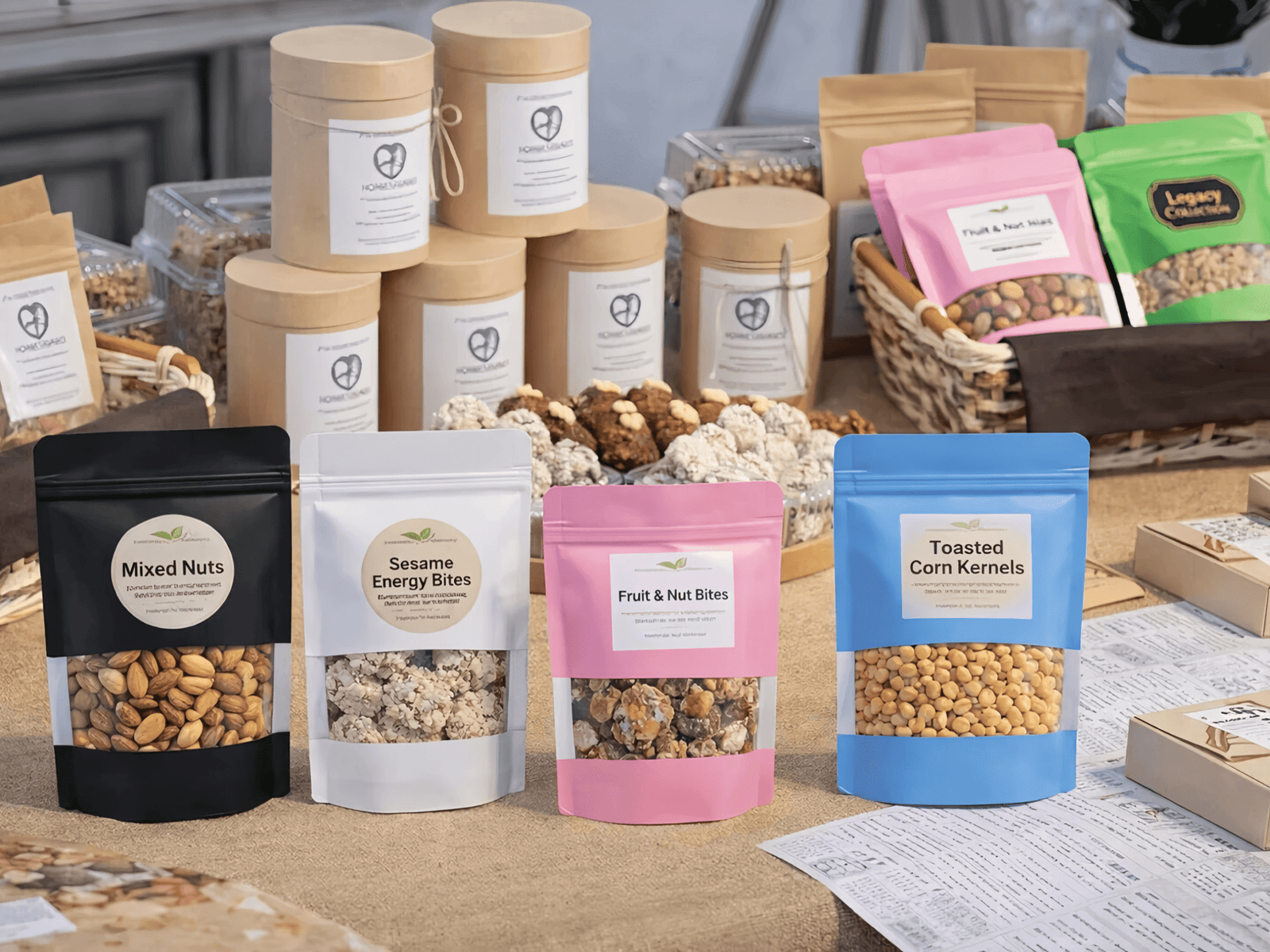 Sachets Zip Doypack Alimentaires avec Fenêtre Givrée | Pochettes de Conservation – Image 23