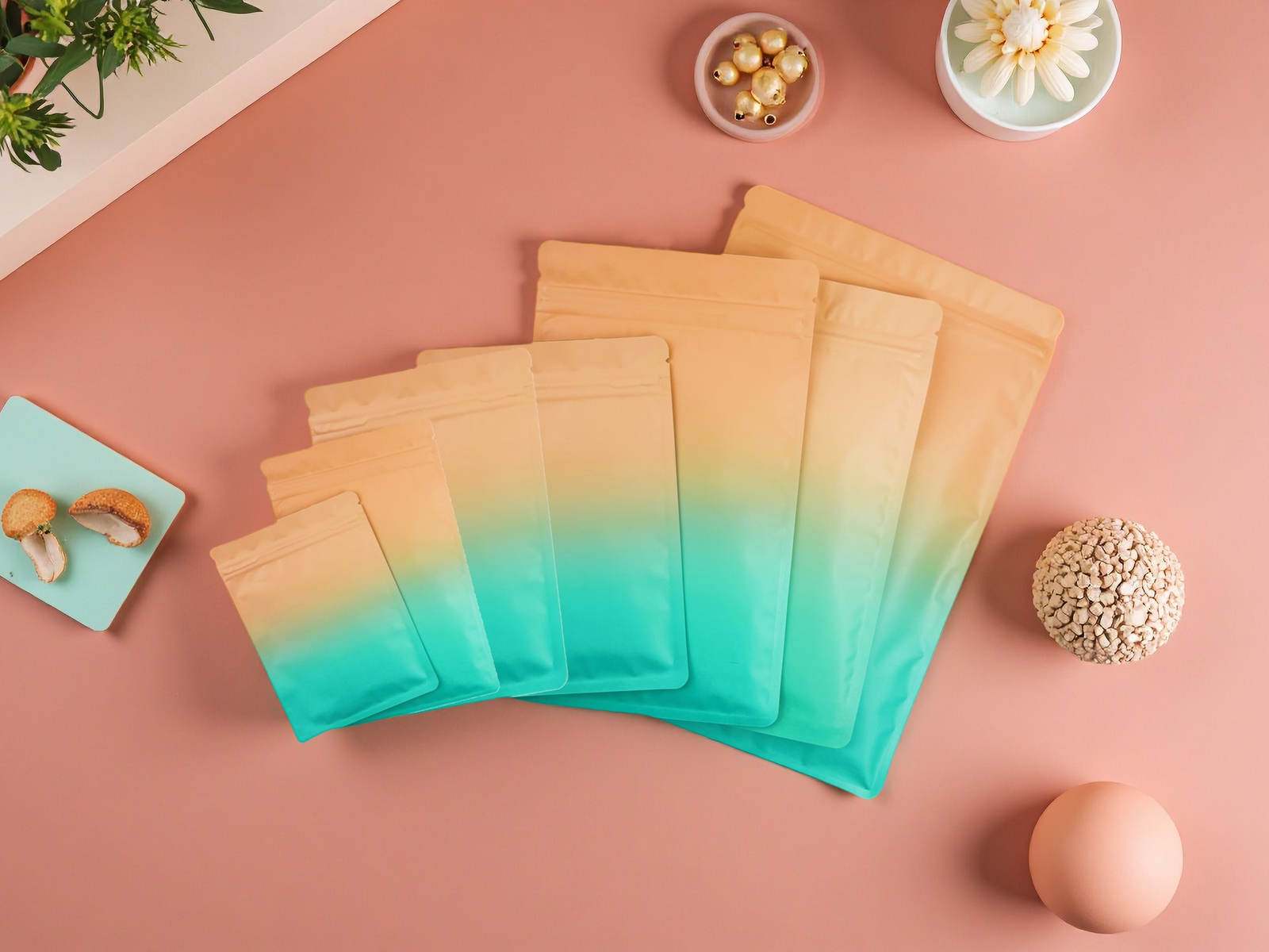 Sachets Zip Mylar Opaques avec Couleurs Dégradées et Finition Mate – Image 7