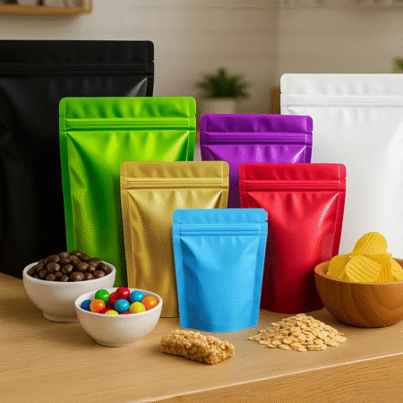 Sachets Zip Doypack Alimentaires Opaques pour Conservation