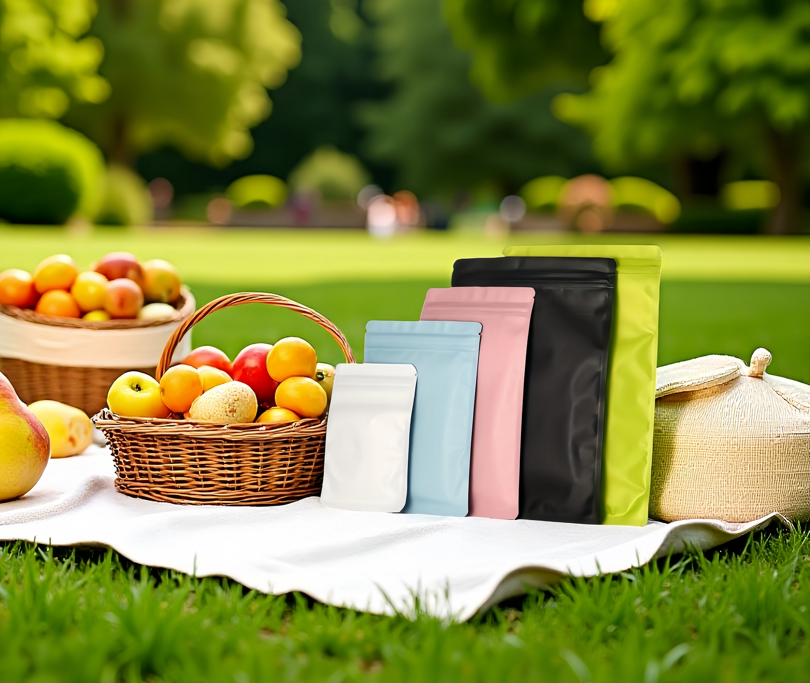 Sachets Zip Opaques Plats et Refermables avec Finition Mate – Image 20