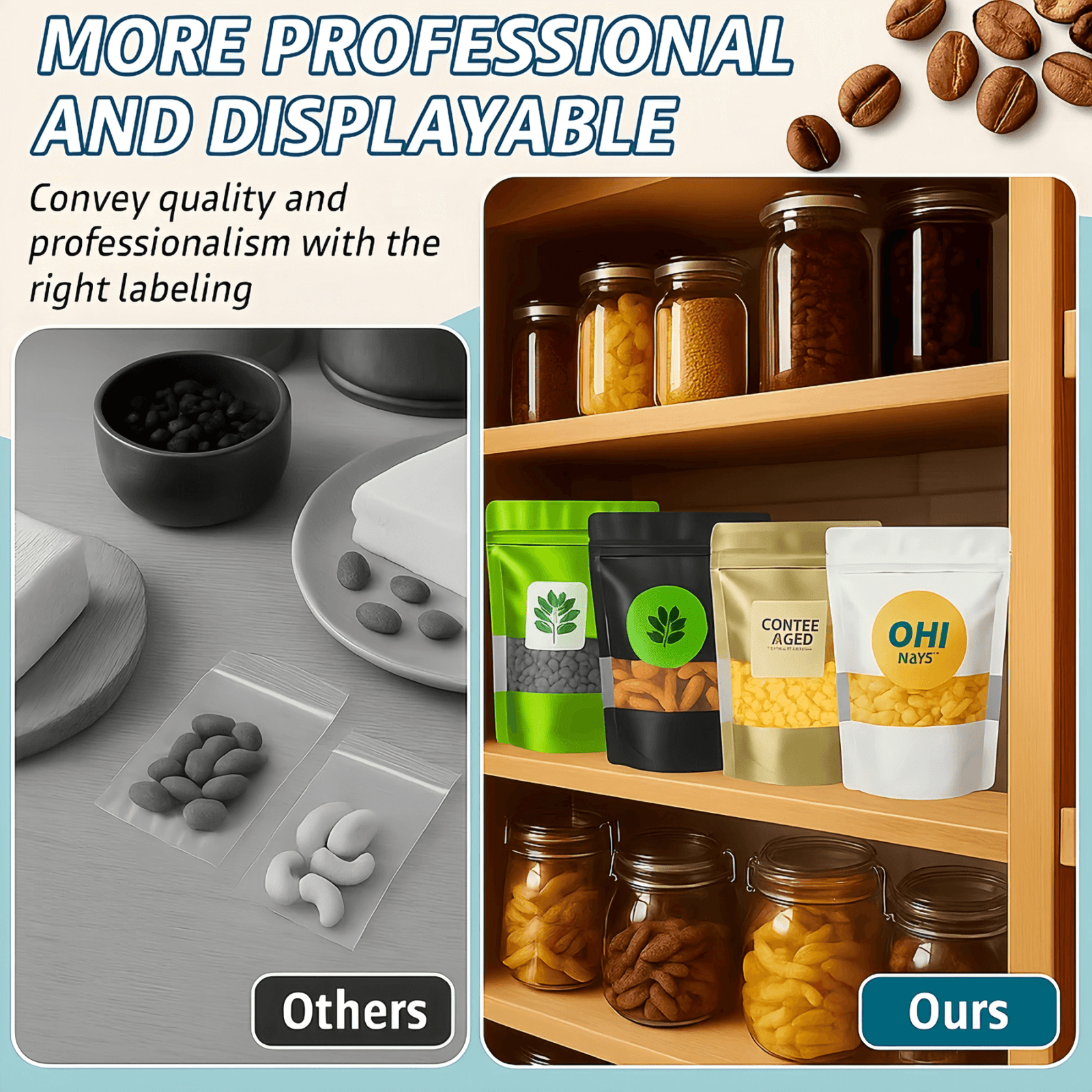 Sachets Zip Doypack Alimentaires avec Fenêtre Givrée | Pochettes de Conservation – Image 17