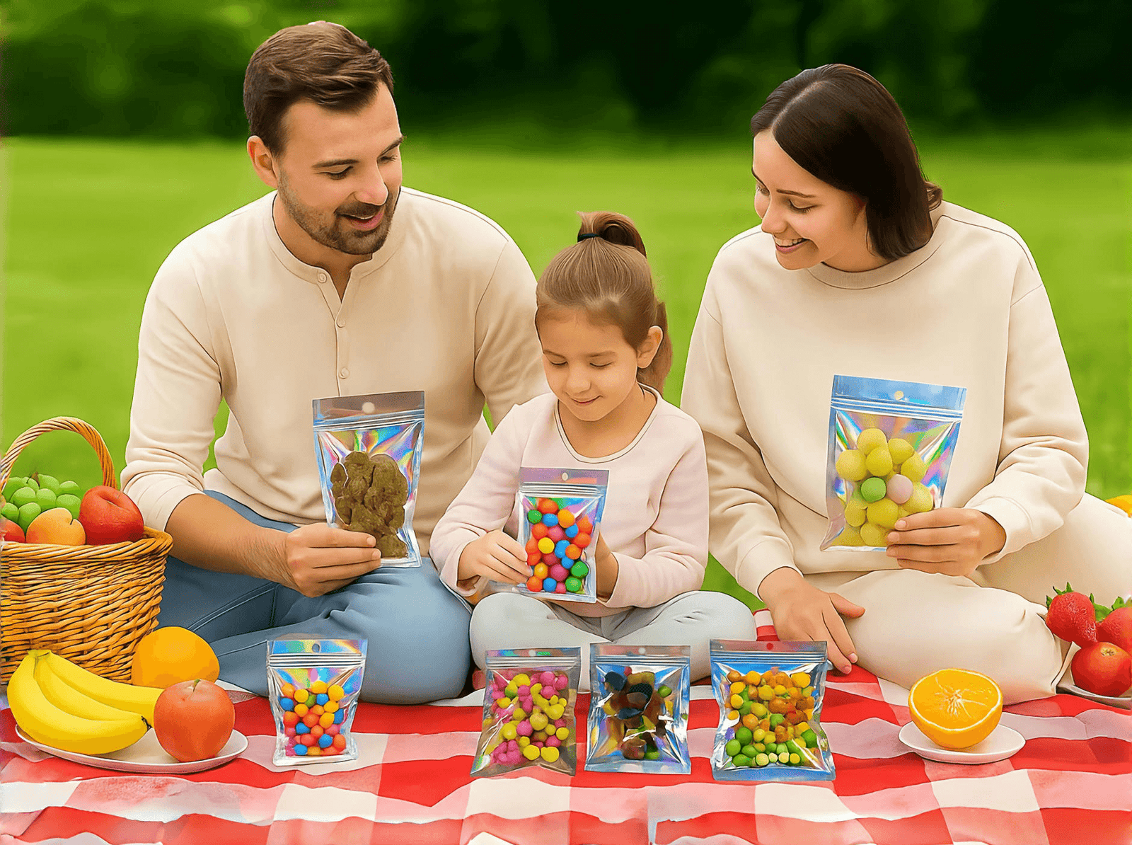 Sachets Zip Holographiques | Pochons Zip Transparents et Refermables pour Emballage – Image 13