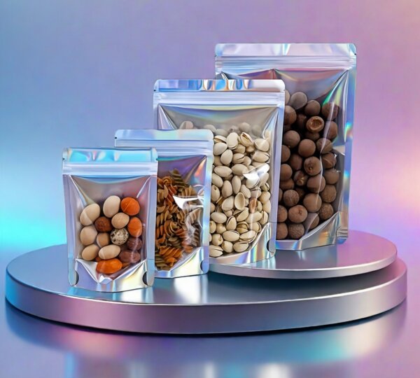 Sachets doypack holographiques pour emballage et conservation