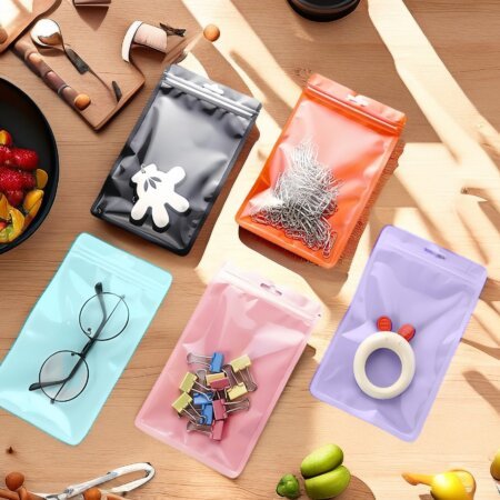 sachets zip plastiques hermétique refermable pour emballage