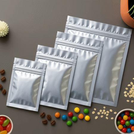 Sachets Zip Aluminium Opaques pour Conservation et Emballage