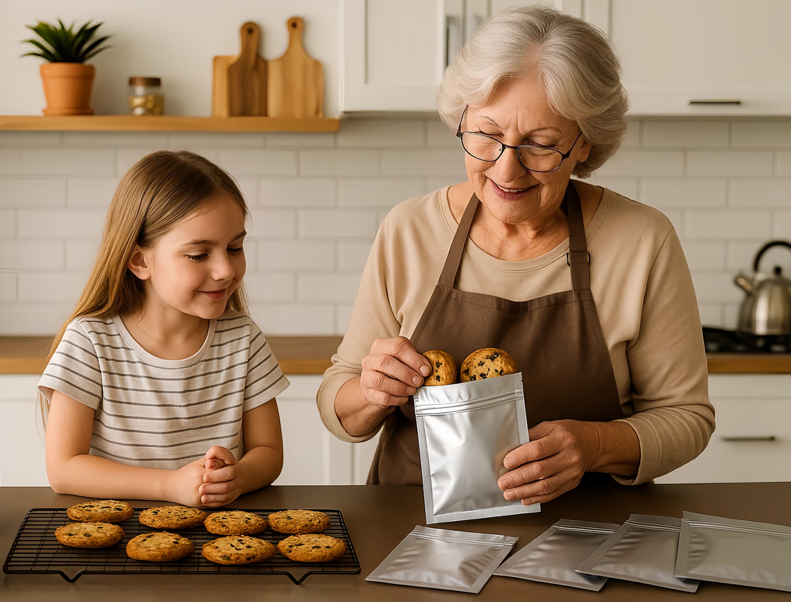 Sachets Zip Aluminium Opaques pour Conservation et Emballage – Image 7