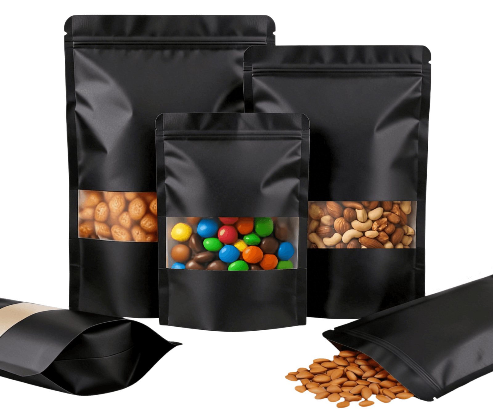 Sachets Doypack Kraft avec Fenêtre Givrée | Pochettes de Conservation – Image 4