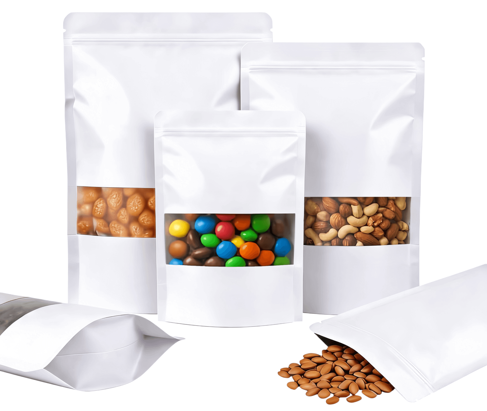 Sachets Doypack Kraft avec Fenêtre Givrée | Pochettes de Conservation – Image 3