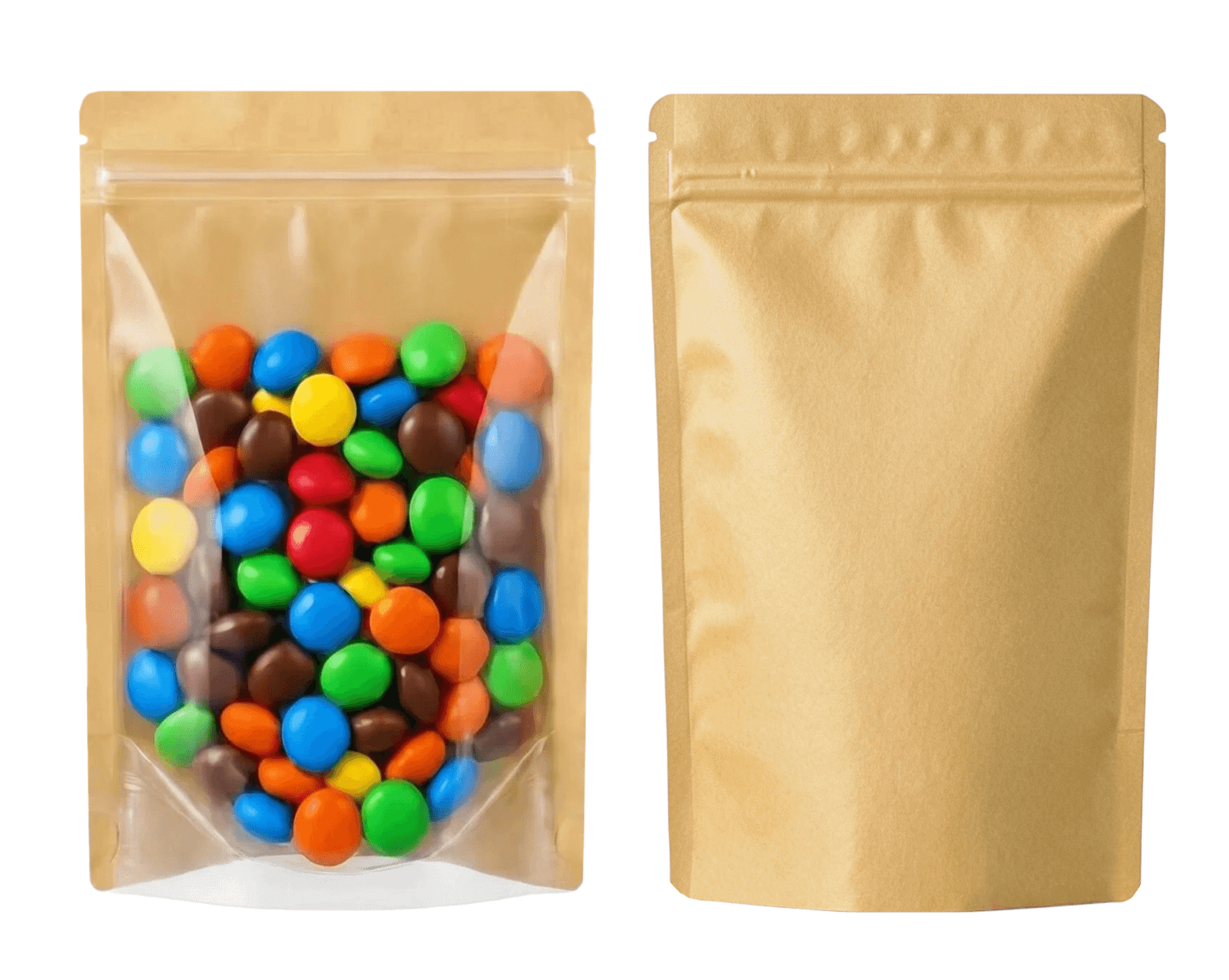 Sachets Doypack Kraft avec Fenêtre Transparente | Pochettes de Conservation – Image 6