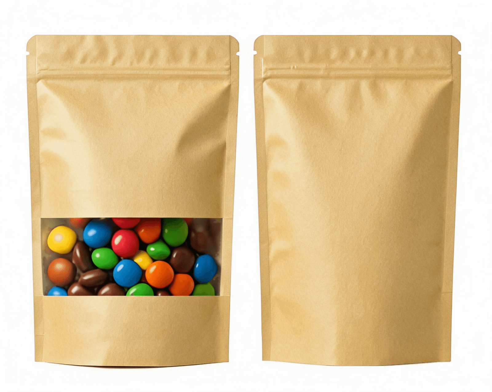Sachets Doypack Kraft avec Fenêtre Givrée | Pochettes de Conservation – Image 10